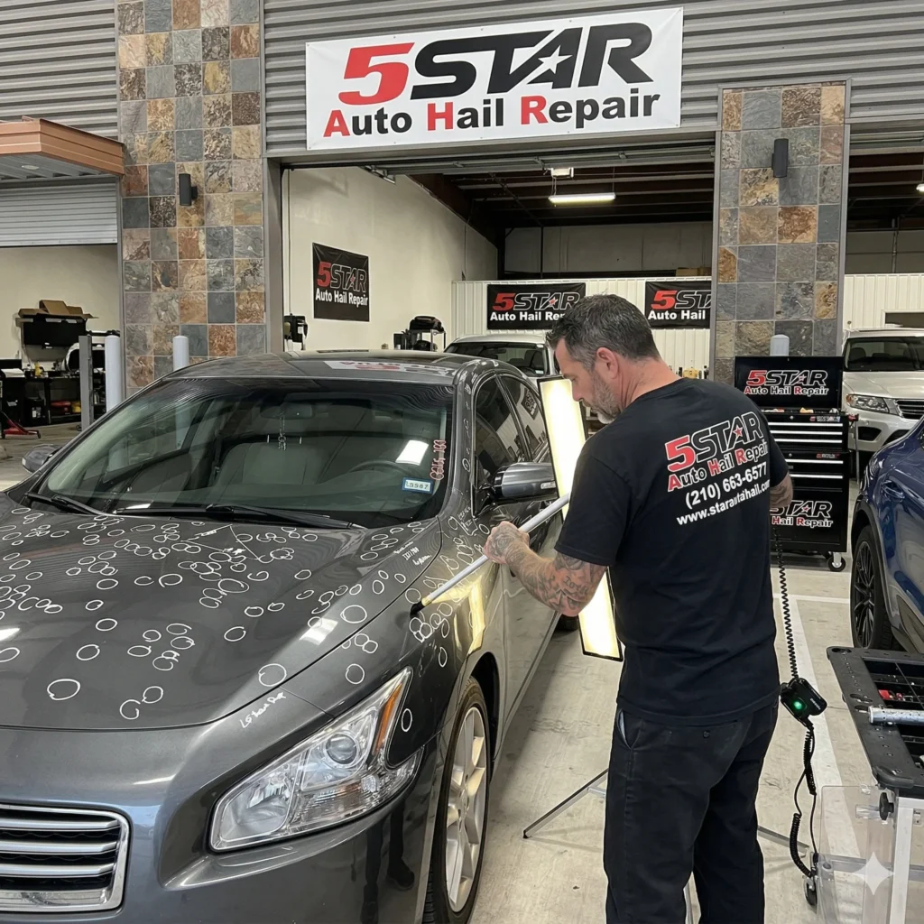 Paintless Dent Repair for Hail Damage in San Antonio TX